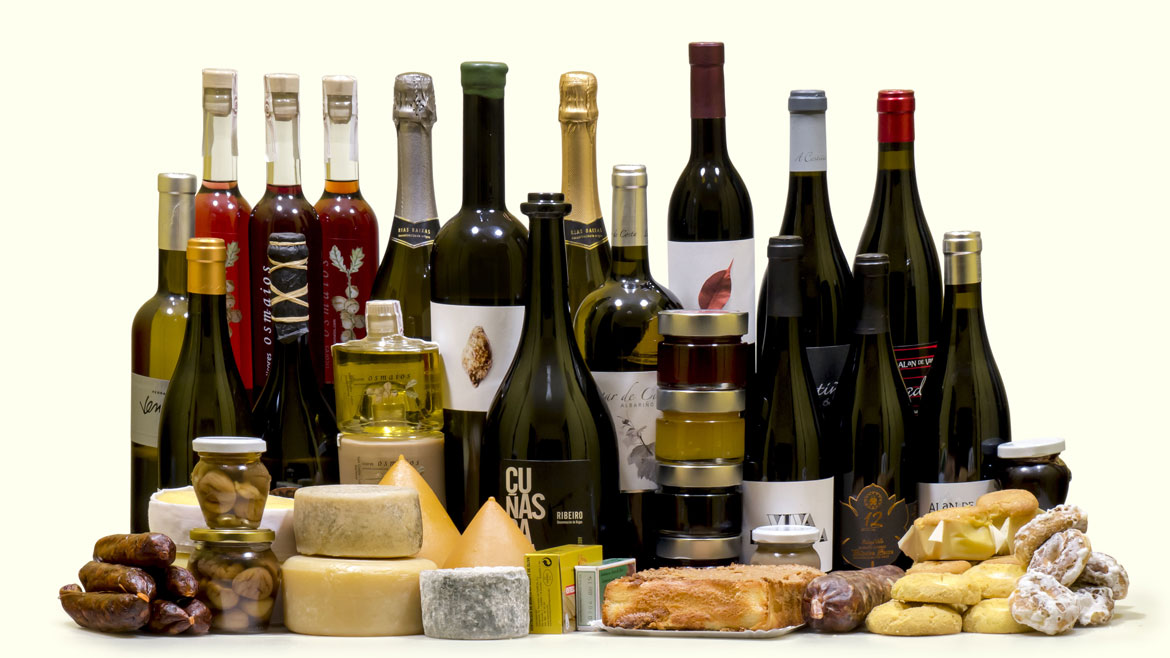 Gran selección de vinos.