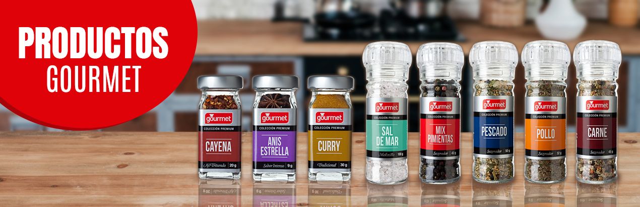 Selección de productos Gourmet